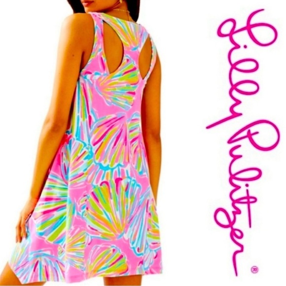 Lilly Pulitzer Dresses & Skirts - Lilly Pulitzer Pink Multicolor Shell Dress